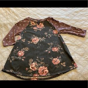 Agnes and Dora 3/4 length sleeve top, XXL